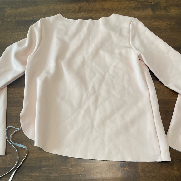 Cop Copine Sumida Neoprene Side Zipper Top Y2K Peach/Gray - Picture 14 of 14